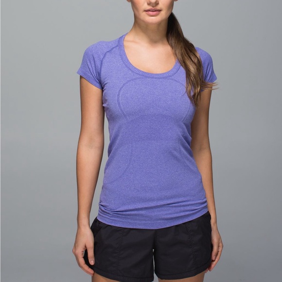 Lululemon Swiftly Tech Short Sleeve Scoop Tee Lavender Purple Size 6 Running - Picture 1 of 7